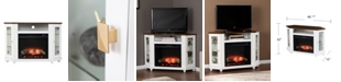Southern Enterprises Dilvon Electric Media Fireplace with Storage